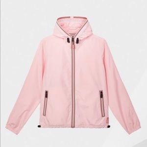 Hunter Candy Floss Pink Rain Jacket Size Women’s M